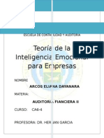 Teoría de La Inteligencia Emocional para Empresas