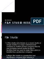 Film Studio Research