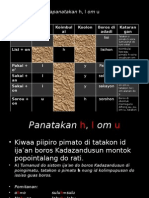 Kapanatakan Pimato H, I Om U