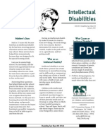 intellectual disability fact sheet