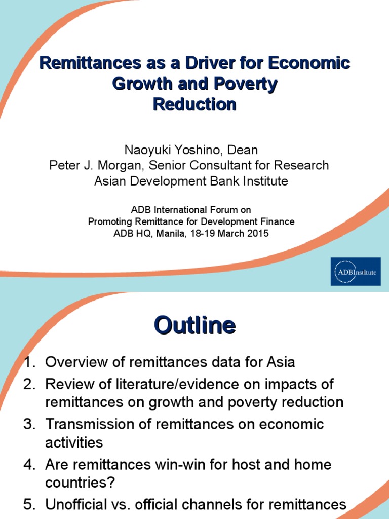 Remittances As A Driver For Economic Growth and Poverty Reduction | PDF ...