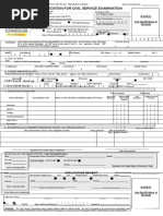 Application For Civil Service Examination