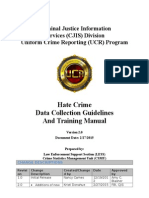 2015 Hate Crime Data Collection Guidelines and Training Manual - Final CJIS Revisions