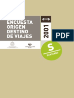 Encuesta Origen Destino 2001 Santiago- Informe_Difusion