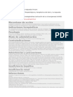 Dolor, la inflamación y la respuesta inmune. Correlación de aspectos fisiopatológicos y terapéuticos del dolor y la respuesta inflamatoria. Síntesis y liberación de prostaglandinas (activación de la ciclooxigenasa):AAINES