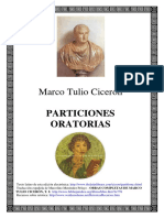 Ciceron Marco Tulio - Particiones Oratorias (Bilingue)