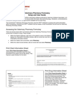 Veterinary Pharmacy Formulary Setup and User Guide PDF