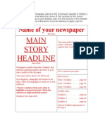 Newspaper Template