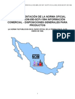 Guia de Orientacion de La Norma Oficial Mexicana Nom 050 Scfi