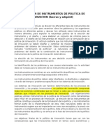 Boras y Edquist La Eleccion de Instrumentos de Politica de Innovacion Resumen