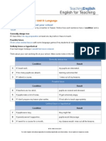 Conditional - B2 Assignment Pro Elt