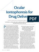 Ocular Iontophoresis For Drug Delivery