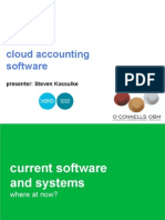 Cloud Accounting Software: Presenter: Steven Kassulke