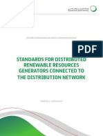 DEWA Standards For Distributed Renewable Resources Generators