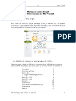 TP1 Découverte MS Project