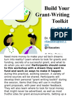 Grantwriting Workshop at COSN15