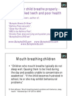 Help Your Child Breathe Properly - Avoid Crooked Teeth and Poor Health