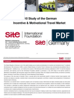 2010 Study of The German Incentive & Motivational Travel Market