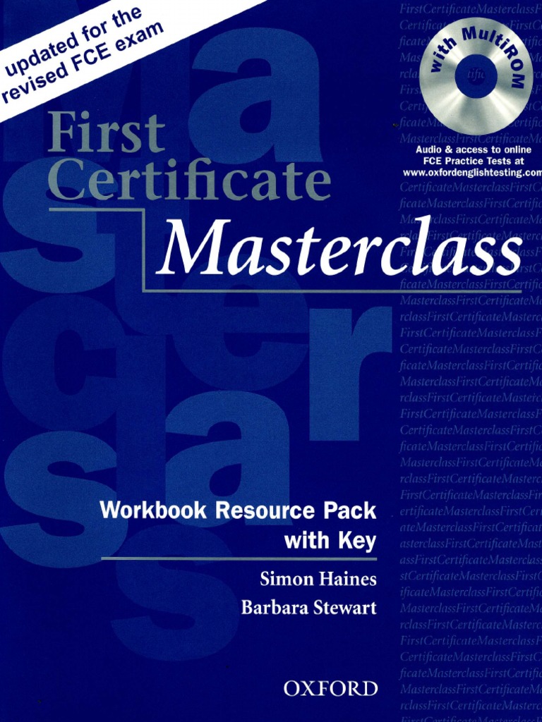 FCM Wookbook First Certificate Masterclass Workbook | PDF