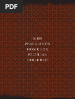 Download Miss Peregrines Home for Peculiar Children Excerpt by Quirk Books SN259267771 doc pdf