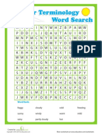Weather Word Search 1