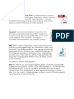 Portable Document Format (PDF) : Is A File Format Used To Present