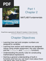 Matlab Fundamentals: Powerpoints Organized by Dr. Michael R. Gustafson Ii, Duke University