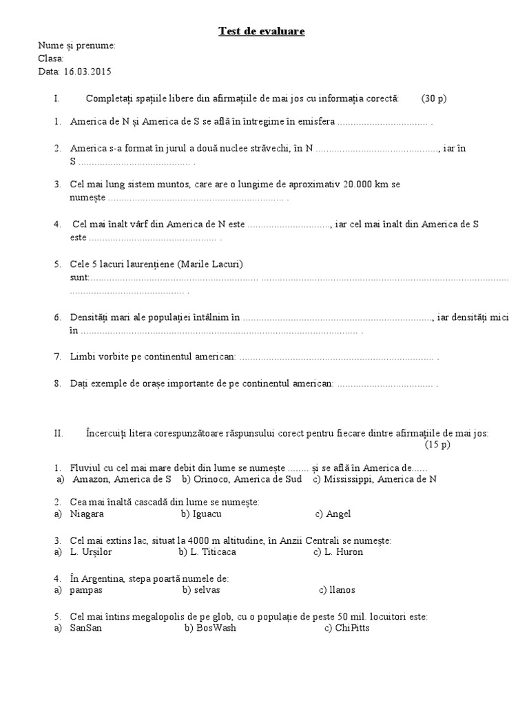 Test America | PDF