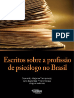 LIVRO-Escritos Sobre a Profissao de Psicologo No Brasil