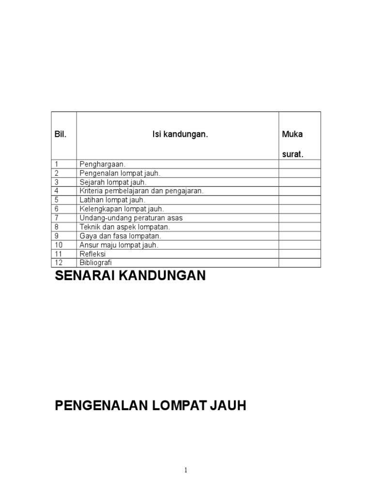 Assignment Lompat Jauh Pdf