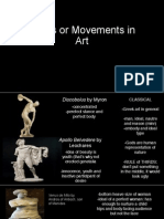 Styles or Movements in Art