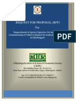 RFP For SUPPLY of Tablet in The State of Chhattisgarh 120213