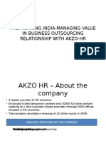 Manage Value in Business Outsourcing with Akzo-HR
