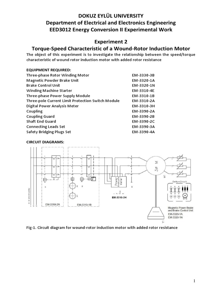 Torque-Speed Analysis of Induction Motor | PDF | Machines ...