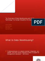 "An Overview of Data Warehousing and OLAP Technology" by Surajit Chaudhuri & Uneshwar Dayal