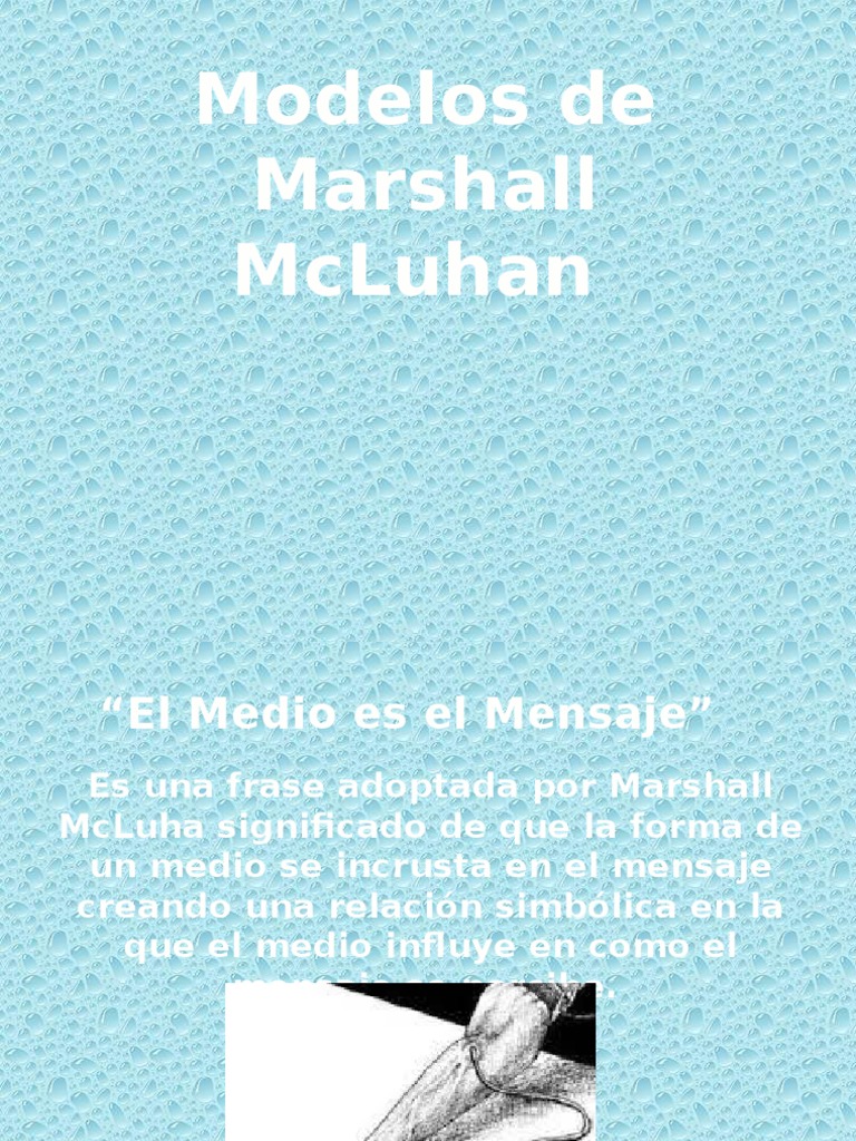 Modelos de Marshall McLuhan | PDF