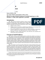 Audit Evidence: AU Section 326