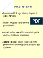 Pre-Elaborazione Dei Dati: Misure