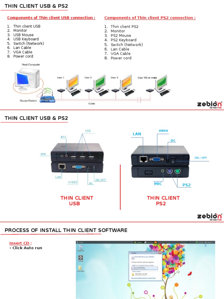 Components of Thin Client PS2 Connection | PDF | Ip Address | Personal ...