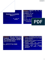 Statistique Et Probabilité Série N° 1: Exercice 1