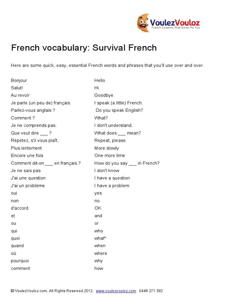 Que Veut Dire Where Are You From French Essentials 1 | PDF