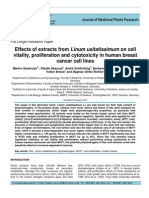 Cytotoxicity On Cancer Cells