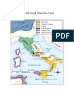 How to Color Your Italy Map