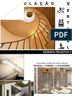 APRESENTAÇÃO - Circulação Vertical - Escada Reta - Aula 01