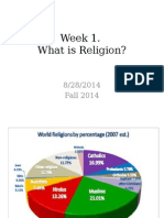 Week1 - 1. What Is Religion