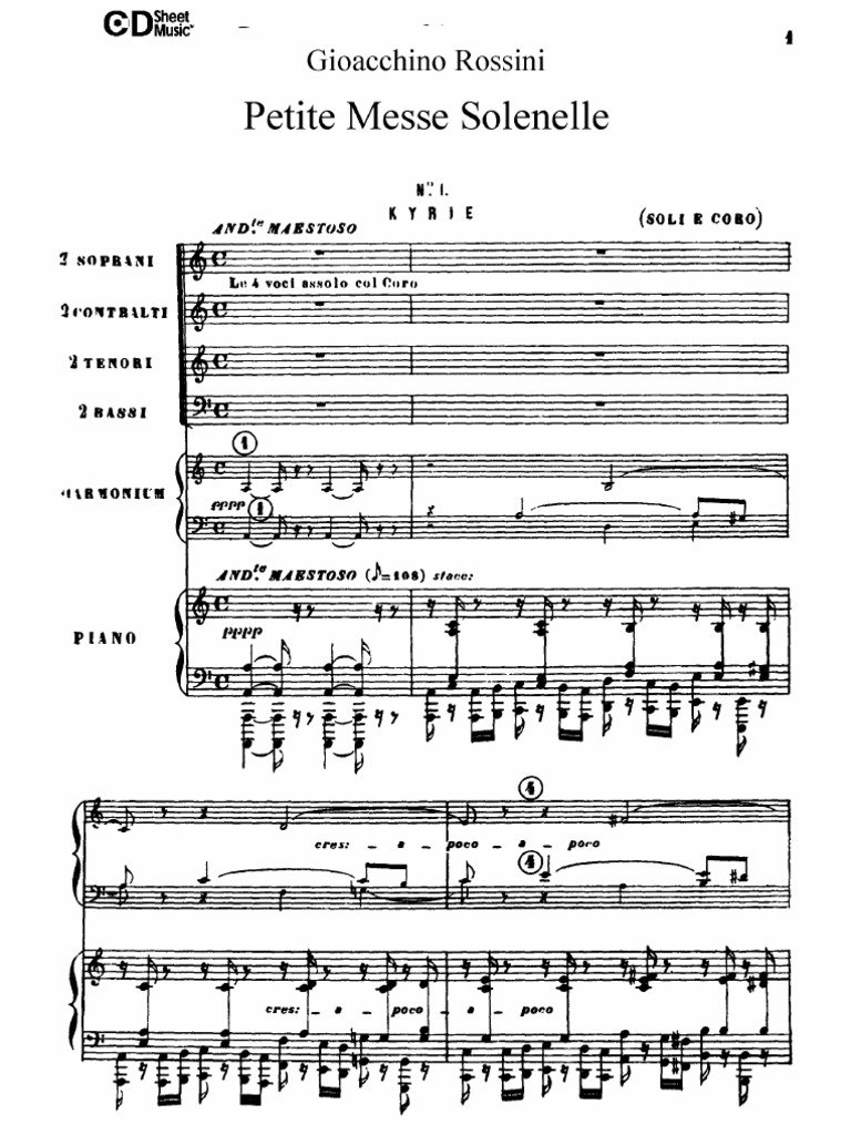 Messe Solennelle Ste. Cécile - Spartito Vocale | Musica Corale Classica Per Celebrazioni - Foto 5