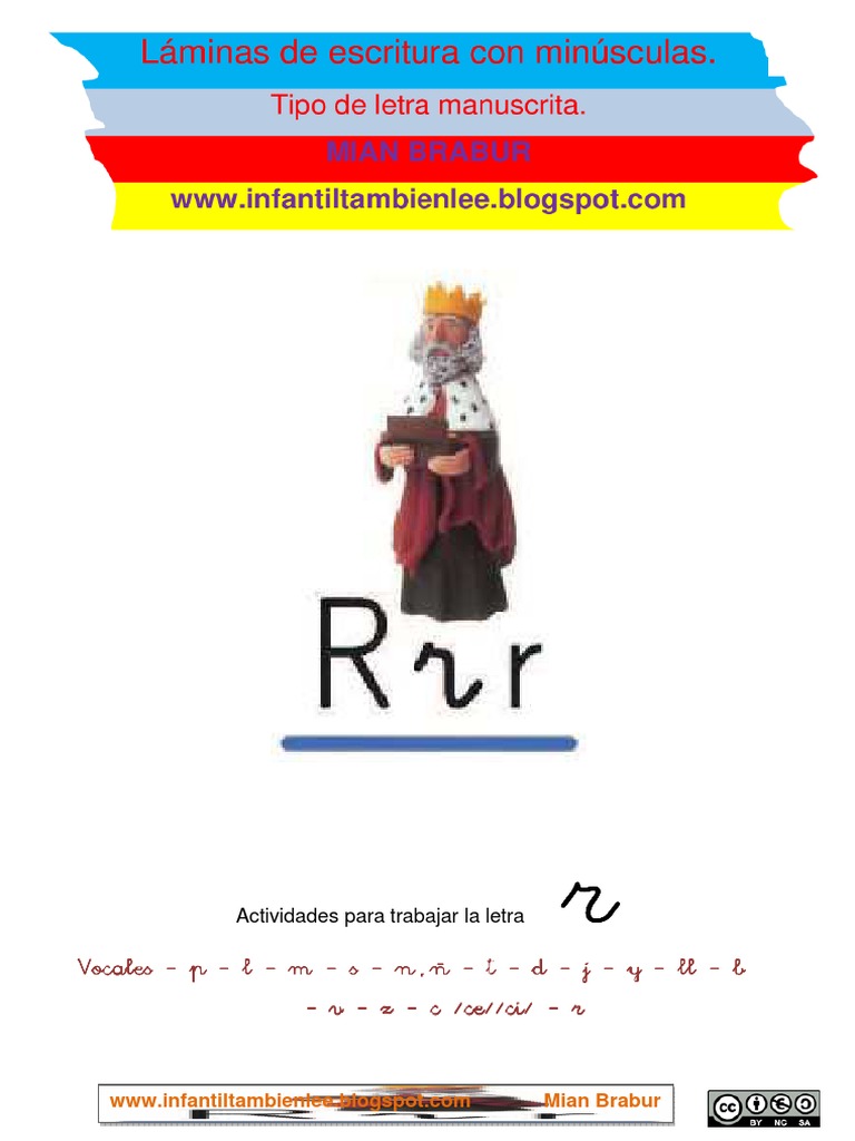 Lectoescritura Mian Brabur Letra R Deportes Ocio
