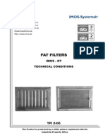 Fat Filters: Imos - Ot Technical Conditions