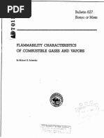 Flammability Characteristics of Vapours and Gases