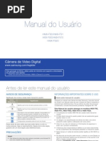 Manual da câmera Samsung HMX F90